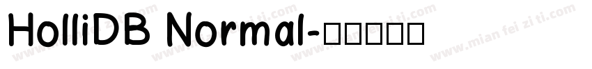 HolliDB Normal字体转换